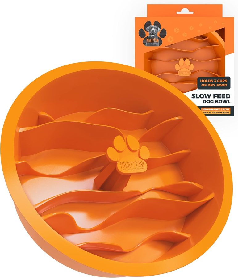Slow Feeder Bowl Insert by Mighty Paw