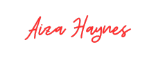 Aiza's signature